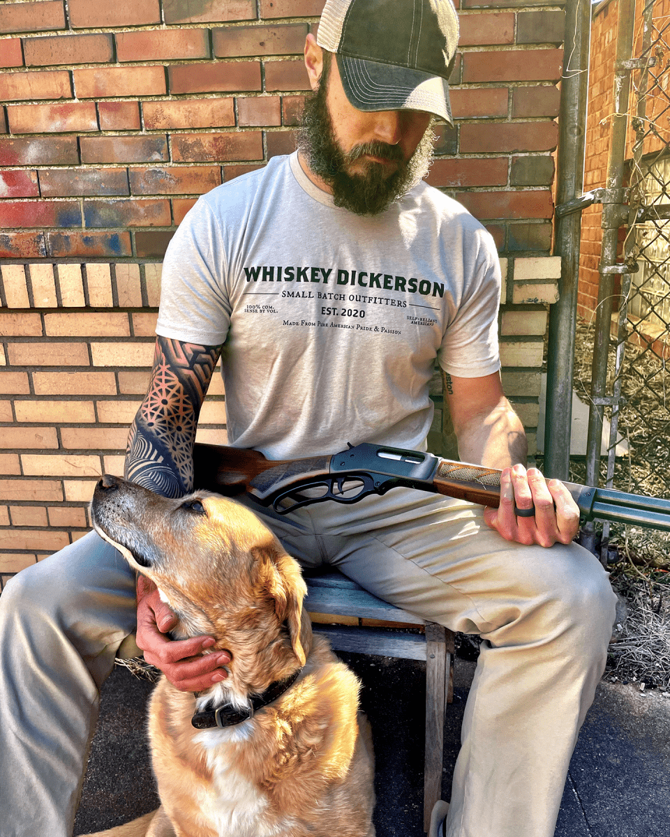 W. Dickerson T-Shirt (Sand) - Whiskey Dickerson