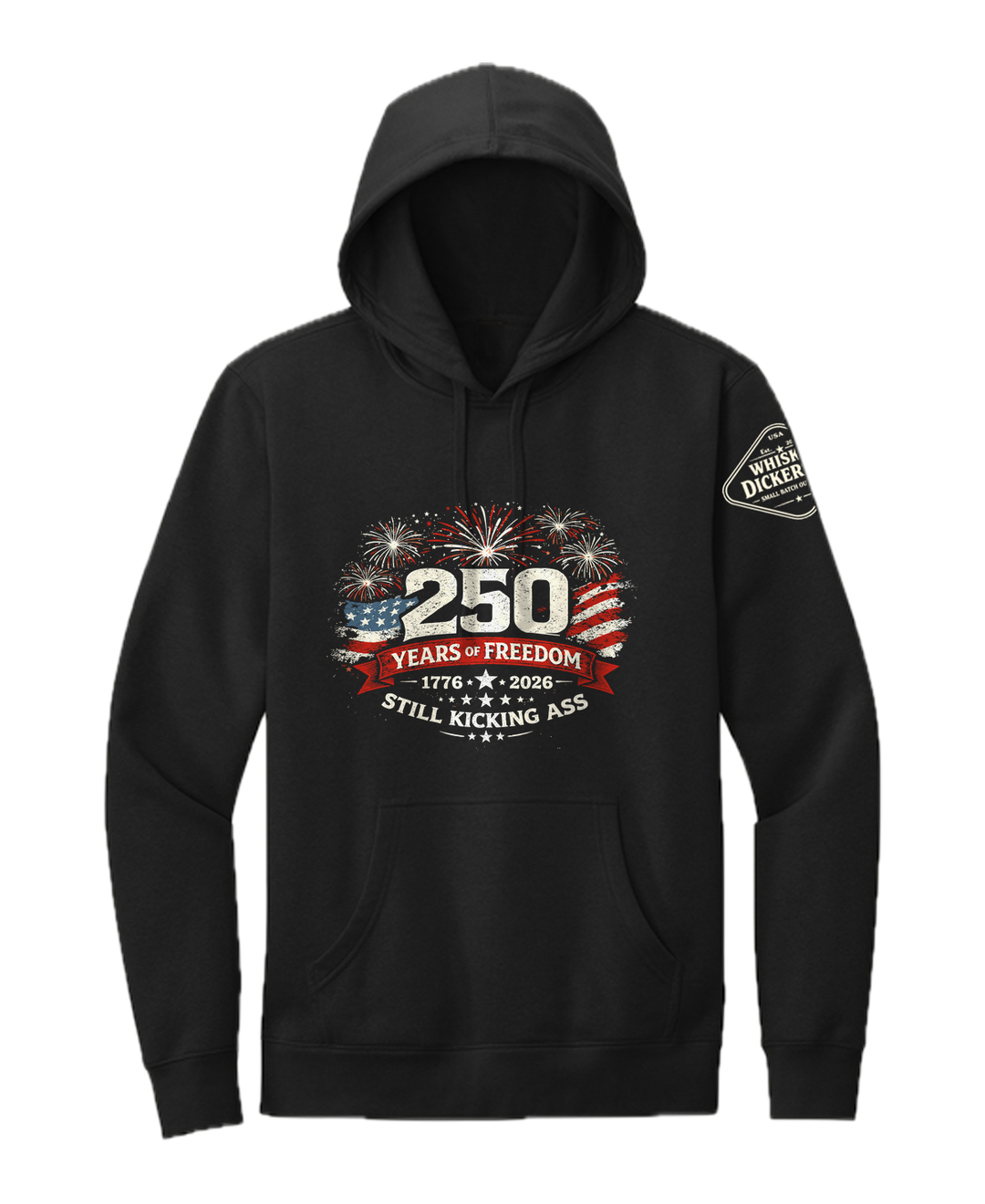 250 Years of Kicking Ass Tailgate Hoodie - Black