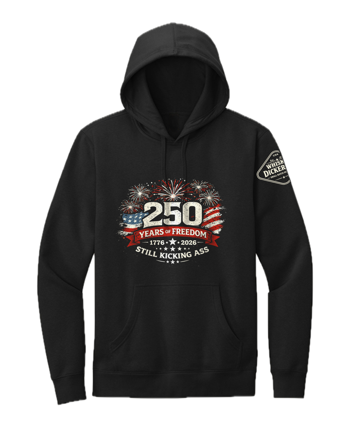 250 Years of Kicking Ass Tailgate Hoodie - Black