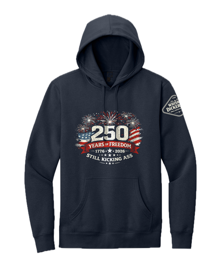 250 Years of Kicking Ass Tailgate Hoodie - Navy